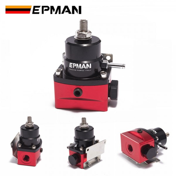 EPMAN - Sport Adjustable Fuel Pressure Regulator Kit W/ Oil Gauge EP-7MGT-ZTGA