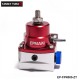 EPMAN Universal Injected Blue Fuel Pressure Regulator Kit Liquid Gauge With Oil Fitting Fit FOR Honda Supra EP-FPR005