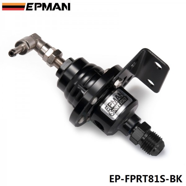 EPMAN Sport Turbo Bypass  Adjustable Fuel Pressure Regulator + Liquid Gauge 0-160 PSI EP-FPRT81S