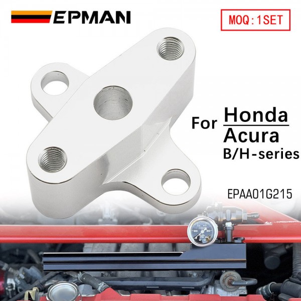 EPMAN For Honda Acura B16 B16A B18 H22 90 Degree Fuel Regulator FPR Relocator EPAA01G215 EPMAN For Honda Acura B16 B16A B18 H22 90 Degree Fuel Regulator FPR Relocator EPAA01G215