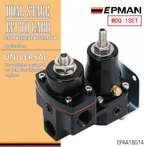 EPMAN Dual Stage Fuel Pressure Regulator Kit EFI-2-Carb Dual Stage Regulator EPAA18G14