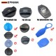 EPMAN CNC Aluminum Tank Cap + Washer Fluid Cap + Oil Cap for VW CC Golf 6 GTI R MK6 Scirocco EA888 Engine EPAA01G278