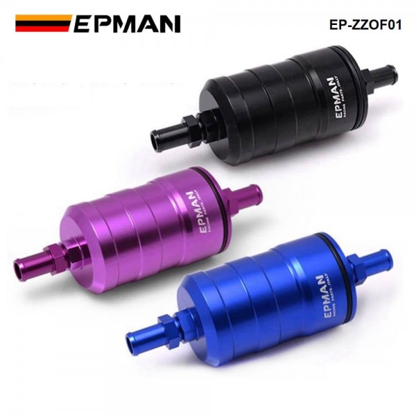 EPMAN Racing Fuel Filter UNI Competition 10Micron Paper Filter Complete  EP-ZZOF01