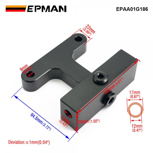 EPMAN Performance Engineering Fuel Filter Delete Tool Bypass Kit For Dodge 5.9L Cummins Diesel 2003-2009 EPAA01G186