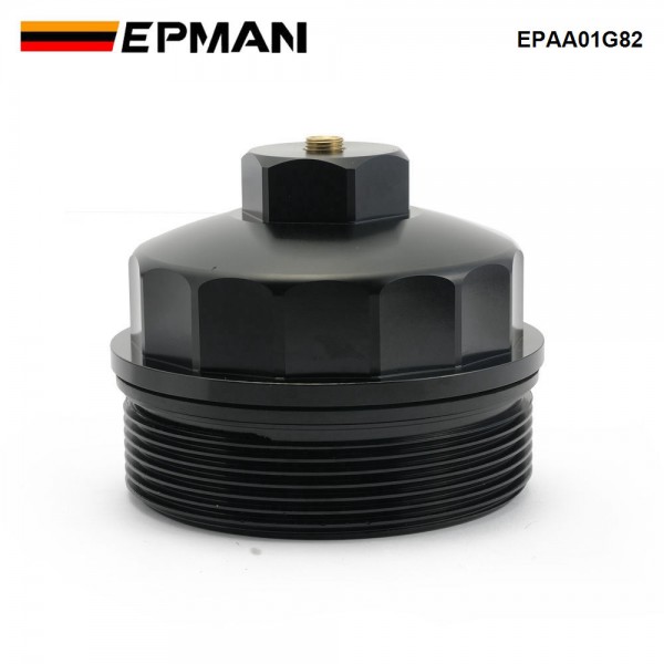 EPMAN Fuel Filter Cap, Lower Frame Rail For Ford 6.0L Diesel F250 F350 F450 F550 03-07 Pump Filter and Oil Filter EPAA01G82