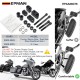 EPMAN Motorcycle Ergonomic 1" & 1.5" Floorboard Extension Kit Spacer Accessories Bolt-On Installation, For Harley Davidson Touring Street EPAA08G76