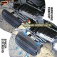 EPMAN Motorcycle Ergonomic 1" & 1.5" Floorboard Extension Kit Spacer Accessories Bolt-On Installation, For Harley Davidson Touring Street EPAA08G76