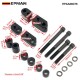 EPMAN Motorcycle Ergonomic 1" & 1.5" Floorboard Extension Kit Spacer Accessories Bolt-On Installation, For Harley Davidson Touring Street EPAA08G76