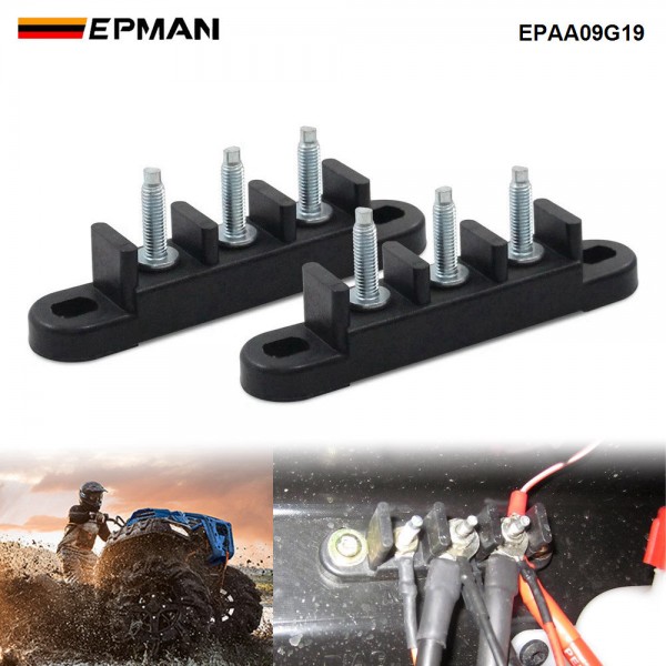 EPMAN 2PCS Ranger Terminal Block, 3 Post, OEM Part 4011892 For RZR Turbo For Ranger EPAA09G19