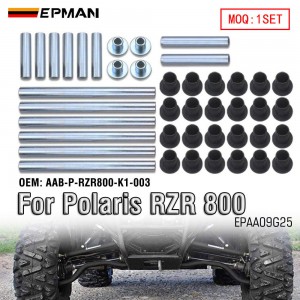 EPMAN Heavy Duty HDPE A-Arm Bushing Kit For Polaris RZR 800, 800 S, 800 4 2008-2014 Complete Front & Rear Control Arm Suspension Bushings Set EPAA09G25