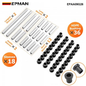 EPMAN Front And Rear A-Arm Bushing Sleeve Kit For Polaris Ranger 900 XP 2013-2019 For Ranger 1000 Suspension Upgrade AAB-P-RAN-K3-002, CT-04 EPAA09G26