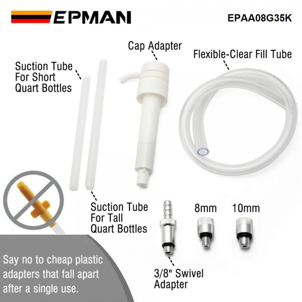 EPMAN Lower Unit Gear Oil Pump: Transmission Fluid Transfer Extractor Kit Marine Boat Engine Motor Automotive Car Change Can Bottle Filler Differential Lube Liquid Suction Filling Siphon Manual Hand Tool EPAA08G35K EPMAN Lower Unit Gear Oil Pump: Transmission Fluid Transfer Extractor Kit Marine Boat Engine Motor Automotive Car Change Can Bottle Filler Differential Lube Liquid Suction Filling Siphon Manual Hand Tool EPAA08G35K