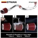 EPMAN 3" Cold Air Intake Pipe Kit Dry Filter For Honda Civic EX/LX/DX 1.8L 2006-2011 EPAA01G158