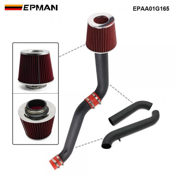 EPMAN Racing Cold Air Intake Kit + Filter For Honda Accord 2.2L/2.3L L4 1994-2002 EPAA01G165