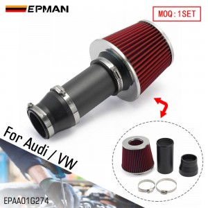 EPMAN Performance Cold Air Intake Kit Short RAM Induction Intake Filter For 99-05 Audi TT / VW Golf Jetta Beetle EPAA01G274