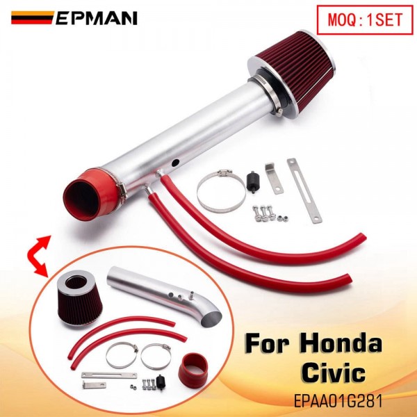 EPMAN Cold Air Kits & Air Filters High Performance For Honda Civic EK J HX EX 1.6L L4 96-98 Intake And Induction System EPAA01G281