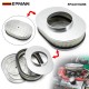 EPMAN 12" Oval Polished Aluminum Full Finned Air Cleaner Assembly Fit Chevy Ford Mopar EPAA01G288