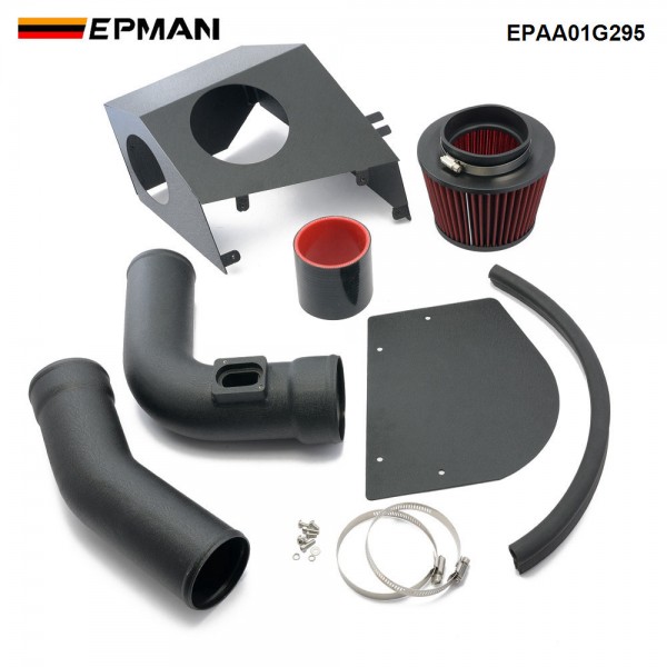 EPMAN Cold Air Intake Pipe System w/ Filter Heat Shield for BMW F10 520i 528i 2.0L N20 2012-2018 EPAA01G295