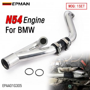 EPMAN Aluminum High Flow Turbo Outlet Pip For BMW E82 E88 E89 E60 535i Z4 N54 LHD 2008-2013 EPAA01G305