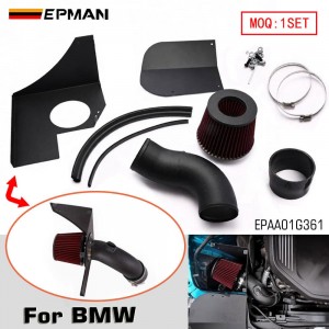 EPMAN Cold Air Intake System Kit For BMW B58 3.0L M140i M240i 340i 440i F20 F22 F30 F32 3.5 Inch Aluminum Pipe Heat Shield EPAA01G361
