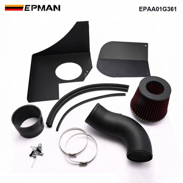 EPMAN Cold Air Intake System Kit For BMW B58 3.0L M140i M240i 340i 440i F20 F22 F30 F32 3.5 Inch Aluminum Pipe Heat Shield EPAA01G361