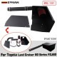 EPMAN Cold Air Intake System For Toyota Land Cruiser 80 Series 1992-1998 | 1FZ-FE 4.5 24V Aluminum Pipe EPAA01G394
