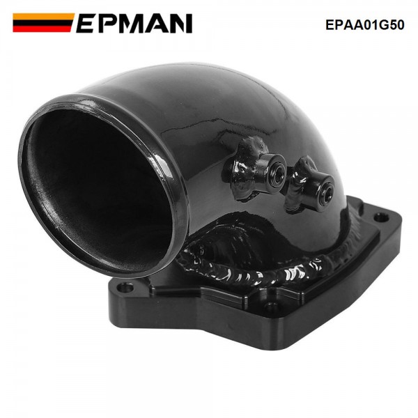 EPMAN Billet Aluminum Turbo Air Intake Elbow Pipe For Ford F250 F350 F450 6.0L Powerstroke Diesel 03-07 EPAA01G50