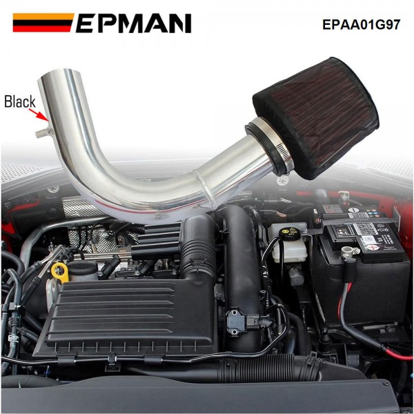 EPMAN Racing Car Cold Air Intake Pipe Kit With High Flow Air Filter Fits for VW Golf MK7 Passat Audi A1 A3 Q3 Skoda Seat 1.2T 1.4T Intake System EPAA01G97
