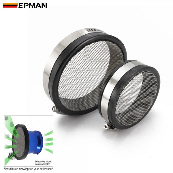 EPMAN Air Screen Insert Air Inlet Protection Cover For Motorcycle Air Intake Filter 76mm/102mm Carb