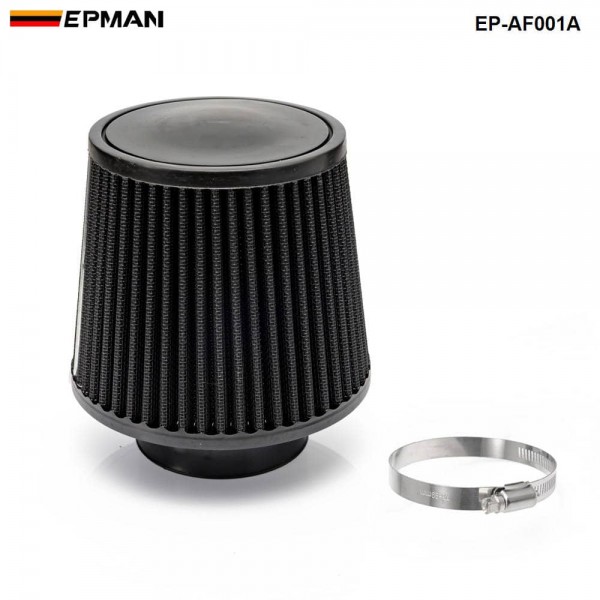 EPMAN Air Intake Filter 3" 76mm Height High Flow Cone Cold Air Intake Performance For Cherokee 84-05 EP-AF001A