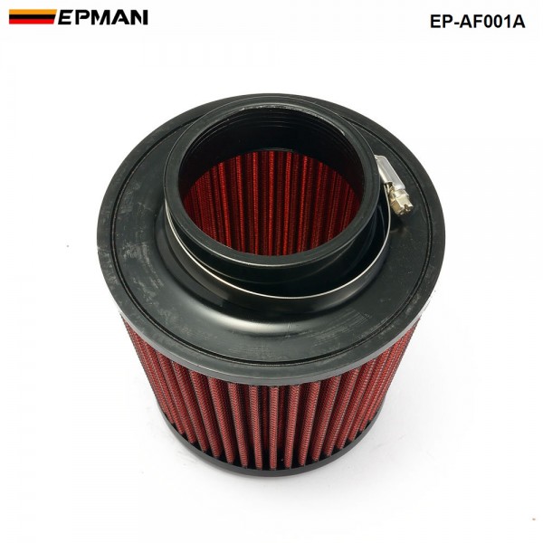EPMAN Air Intake Filter 3" 76mm Height High Flow Cone Cold Air Intake Performance For Cherokee 84-05 EP-AF001A