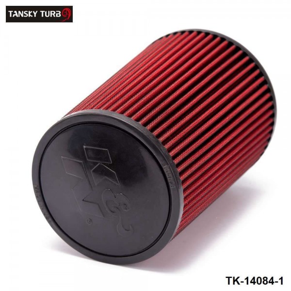 10PCS/CARTON Universal 76mm and 240mm height Cold Air Filter Red Work 76mm Air Intake TK-14084-1