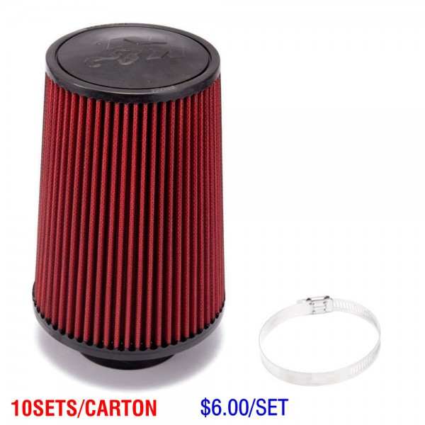 Air Filter, Universal Air Filter, 76mm Air Filter, Cold Air Filter, Air Intake