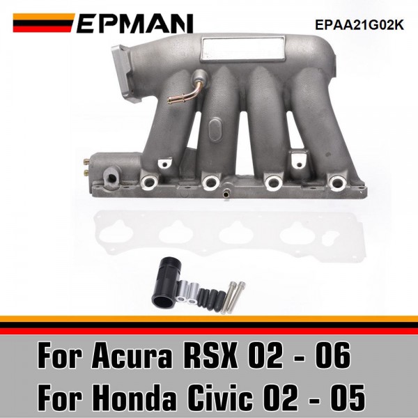 EPMAN Car Modification Cast Aluminum Intake Manifold (Race Only) For Honda/Acura K20A2/K20A3 02-06 EPAA21G02K EPMAN Car Modification Cast Aluminum Intake Manifold (Race Only) For Honda/Acura K20A2/K20A3 02-06 EPAA21G02K