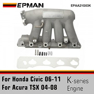 EPMAN Car Modification Cast Aluminum Intake Manifold For Honda Civic 06-11 For Acura TSX K20Z3 04-08 EPAA21G03K