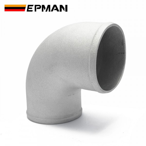 EPMAN Universal Cast Aluminum 90 Degree Reducer Pipes Intercooler Turbo Elbow Reducer Pipe Joiner 