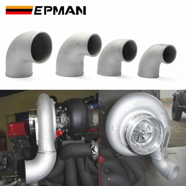 EPMAN Universal Cast Aluminum 90 Degree Reducer Pipes Intercooler Turbo Elbow Reducer Pipe Joiner EPMAN Universal Cast Aluminum 90 Degree Reducer Pipes Intercooler Turbo Elbow Reducer Pipe Joiner
