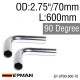 70mm(2.75") +$4.00