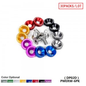 30PACKS/LOT Pass-word:JDM 8mm Aluminum Washers Honda Ruckus / Zoomer (6PCS/PACK) PWERW-6PK（DP02D）