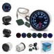 Car Auto 12V 52mm/2" 7 Colors Universal Exhaust Gas Temp Gauge Ext Temp Meter EGT With Sensor and Holder  AD-GA52EGT