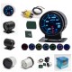 Car Auto 12V 52mm/2" 7 Colors Universal Oil Press Gauge Oil Pressure Meter LED With Sensor and Holder AD-GA52OILP