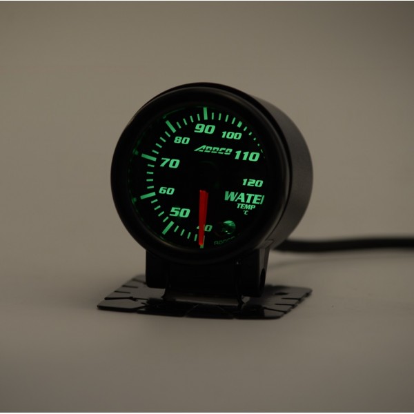  2" 52mm 7 Color LED Smoke Face Water Temp gauge Water Temperature Meter With Sensor Car meter Auto Gauge AD-GA52WAT