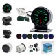  2" 52mm 7 Color LED Smoke Face Water Temp gauge Water Temperature Meter With Sensor Car meter Auto Gauge AD-GA52WAT