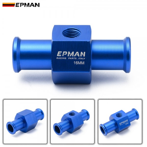 EPMAN Aluminum High Quality Water Temp Gauge Use A Commercial Sensor Attachment (16,18,20,22,26,28,30,32,34,36,38,40,42mm) 