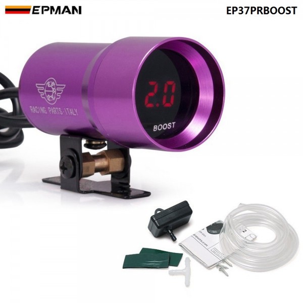EPMAN 37mm Compact Micro Digital Smoked Boost Bar Gauge Universal 3-4-6-8 Cylinder Engines Black Car Boost Meter EP37BKBOOST EPMAN 37mm Compact Micro Digital Smoked Boost Bar Gauge Universal 3-4-6-8 Cylinder Engines Black Car Boost Meter EP37BKBOOST