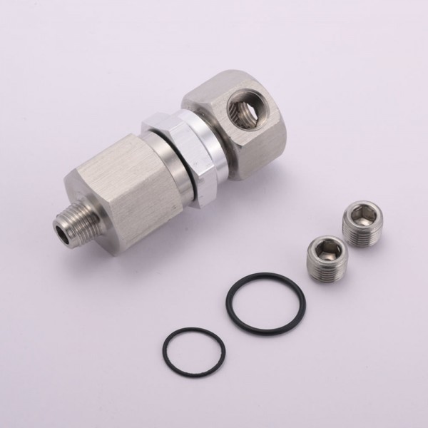 EPMAN Oil Pressure Sending Unit Relocation Adapter With Dual 1/8" NPT Ports EPAA01G203 EPMAN Oil Pressure Sending Unit Relocation Adapter With Dual 1/8" NPT Ports EPAA01G203