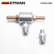 EPMAN 6AN To 1/8 NPT Fitting , 8mm To 1/8 NPT Fitting , 1/8 NPT Tee Fuel Pressure Gauge Adaptor Kit for Fuel Injection System EPAA01G68K