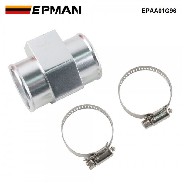 EPMAN Joint Radiator Hose Pipe Adapter For 1/2"-14NPT Water Temp Gauge Sensor for 38mm /40mm /42mm Joint Pipe EPAA01G96