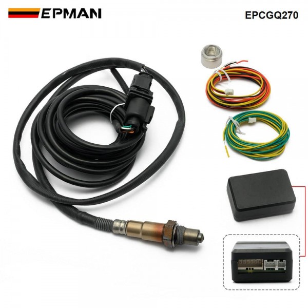 EPMAN Oxygen Sensor 100% Compatible Wideband O2 Sensor for Car Tuning - Fast Response EPCGQ270