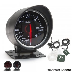 BF 60mm Boost Gauge High Quality Turbo Gauge with Red & White Light For Audi TT S3 A3 03-06 Seat Leon TK-BF60001-BOOST